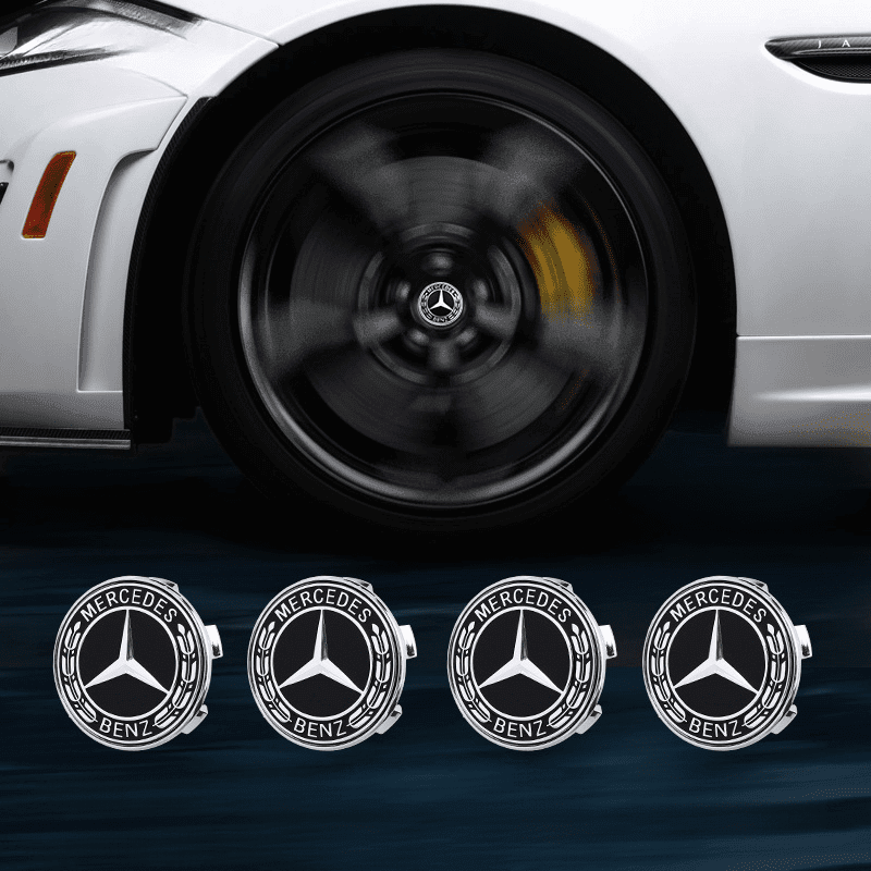 Mercedes-Benz Compatible LED Magnetic Levitation Hub Caps - LumeAuto