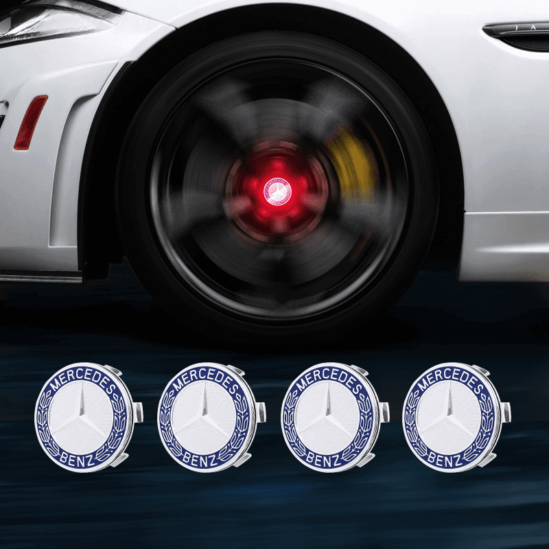 Mercedes-Benz Compatible LED Magnetic Levitation Hub Caps - LumeAuto