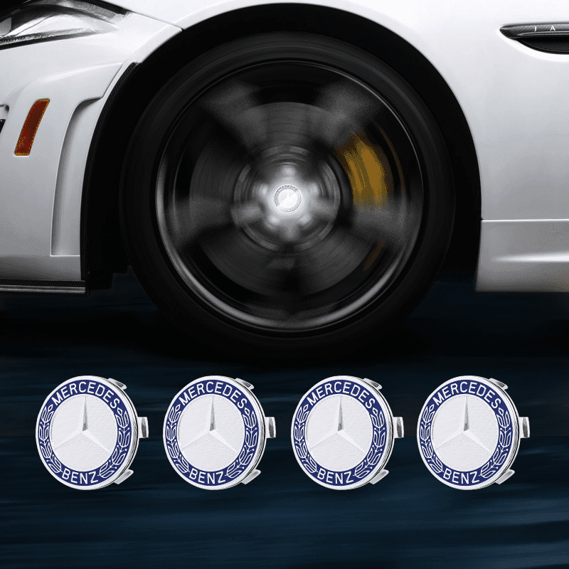 Mercedes-Benz Compatible LED Magnetic Levitation Hub Caps - LumeAuto