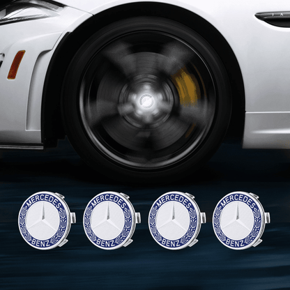 Mercedes-Benz Compatible LED Magnetic Levitation Hub Caps - LumeAuto
