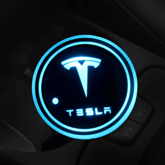 Tesla Exclusive LED Cup Holder Light - LumeAuto