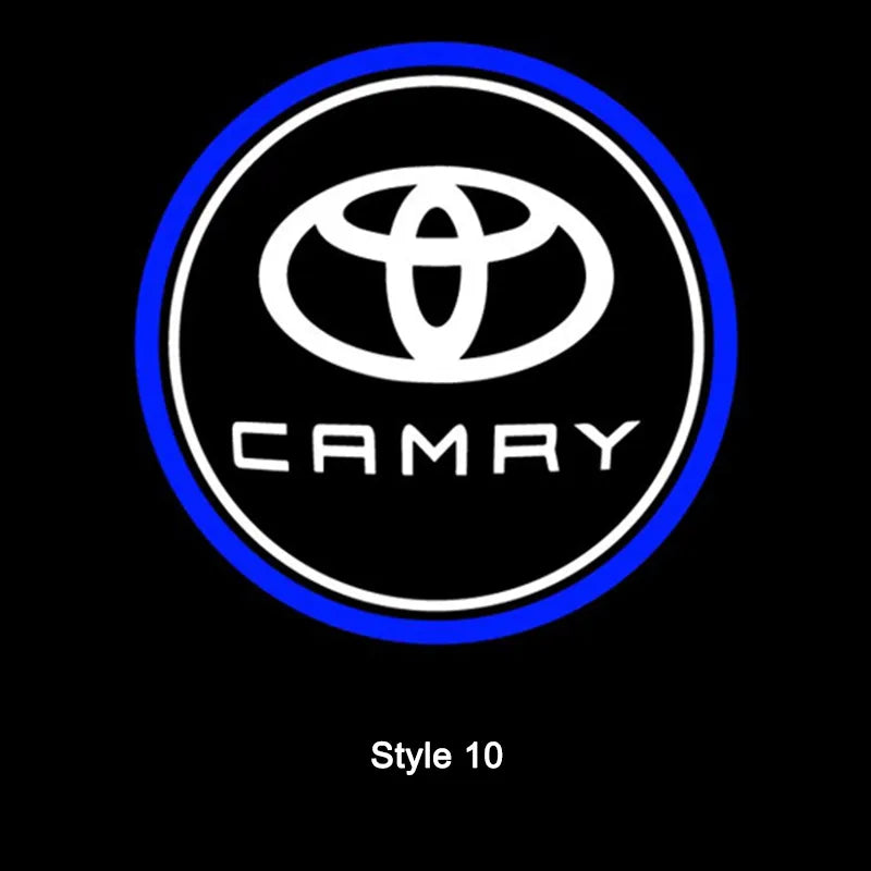 Toyota Compatible Door Projection Light 2.0 (Larger, No Blue Border)