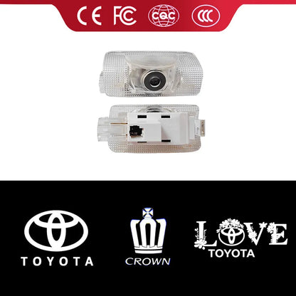 Toyota Compatible Door Projection Light 2.0 (Larger, No Blue Border)