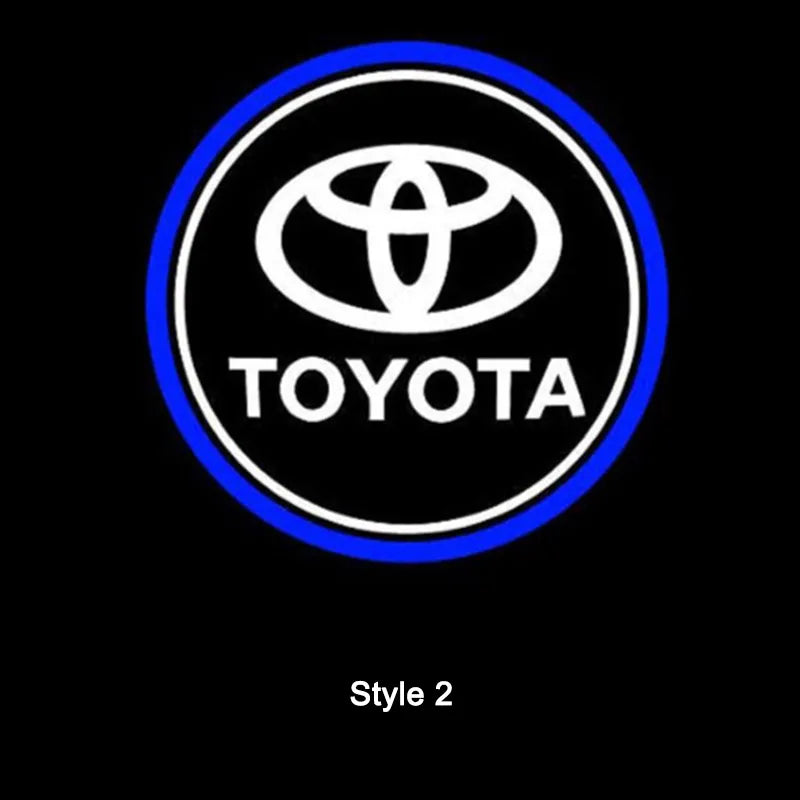 Toyota Compatible Door Projection Light 2.0 (Larger, No Blue Border)