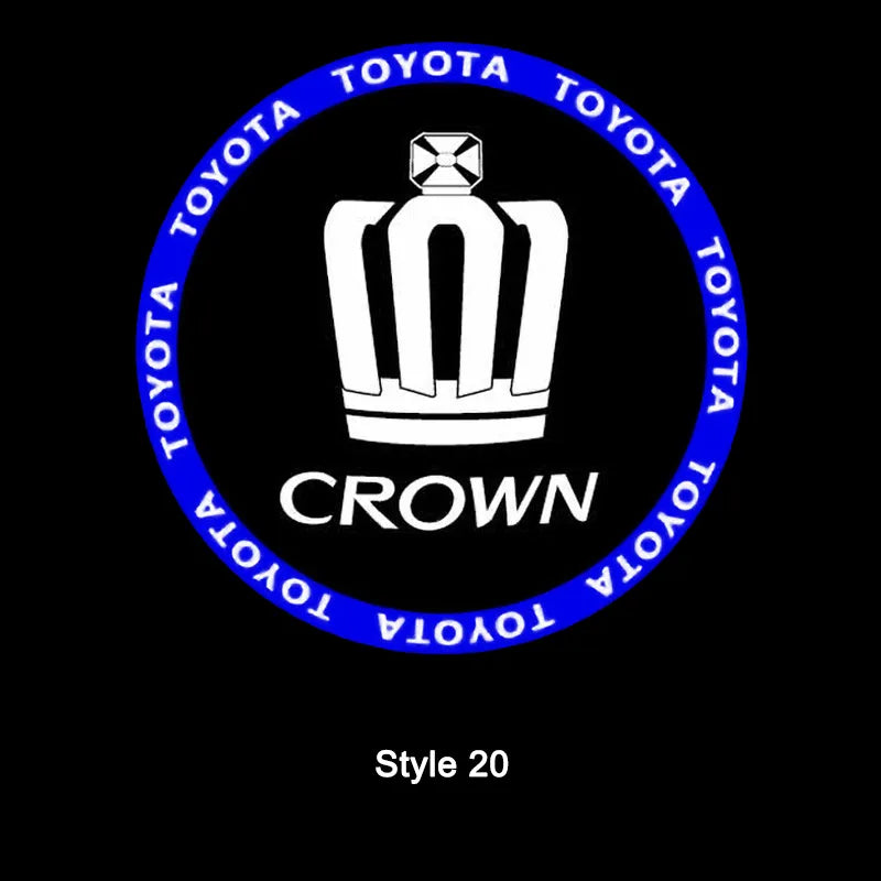 Toyota Compatible Door Projection Light 2.0 (Larger, No Blue Border)