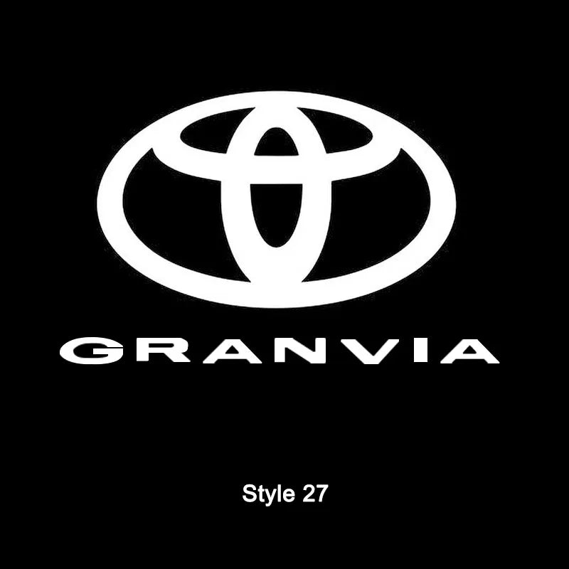 Toyota Compatible Door Projection Light 2.0 (Larger, No Blue Border)