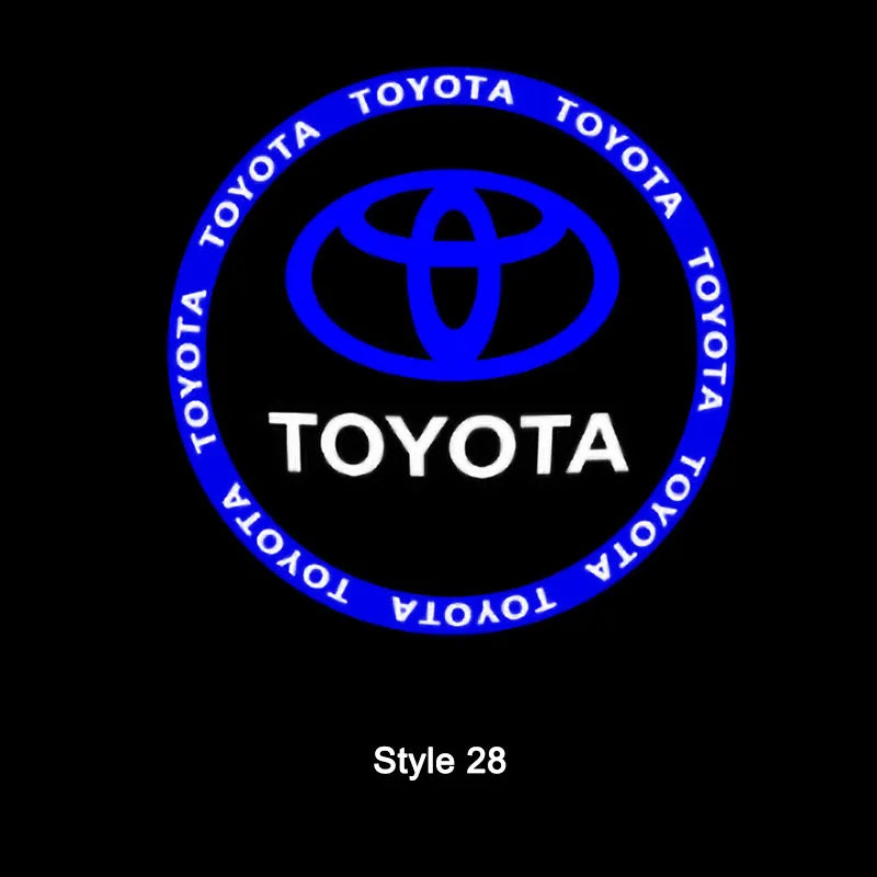 Toyota Compatible Door Projection Light 2.0 (Larger, No Blue Border)