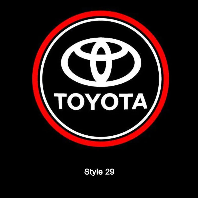 Toyota Compatible Door Projection Light 2.0 (Larger, No Blue Border)