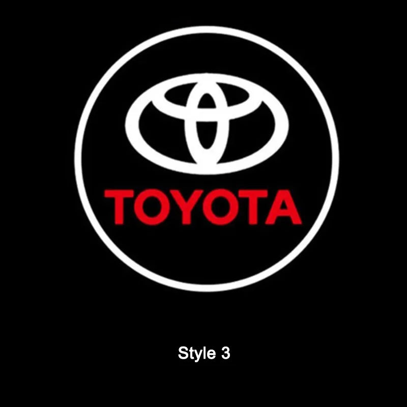 Toyota Compatible Door Projection Light 2.0 (Larger, No Blue Border)
