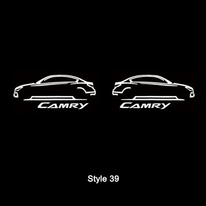 Toyota Compatible Door Projection Light 2.0 (Larger, No Blue Border)