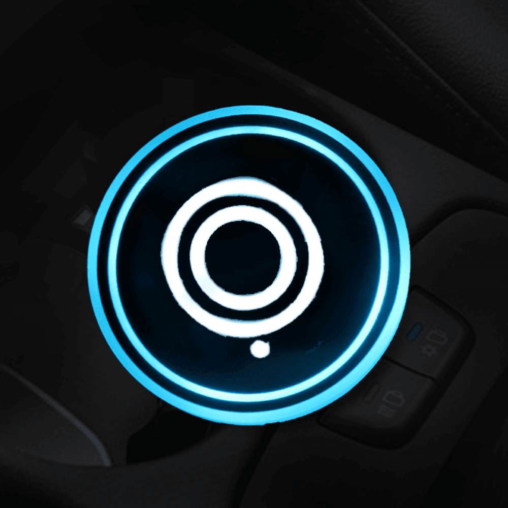 Universal Car car cup coaster LED - smart glowing coaster