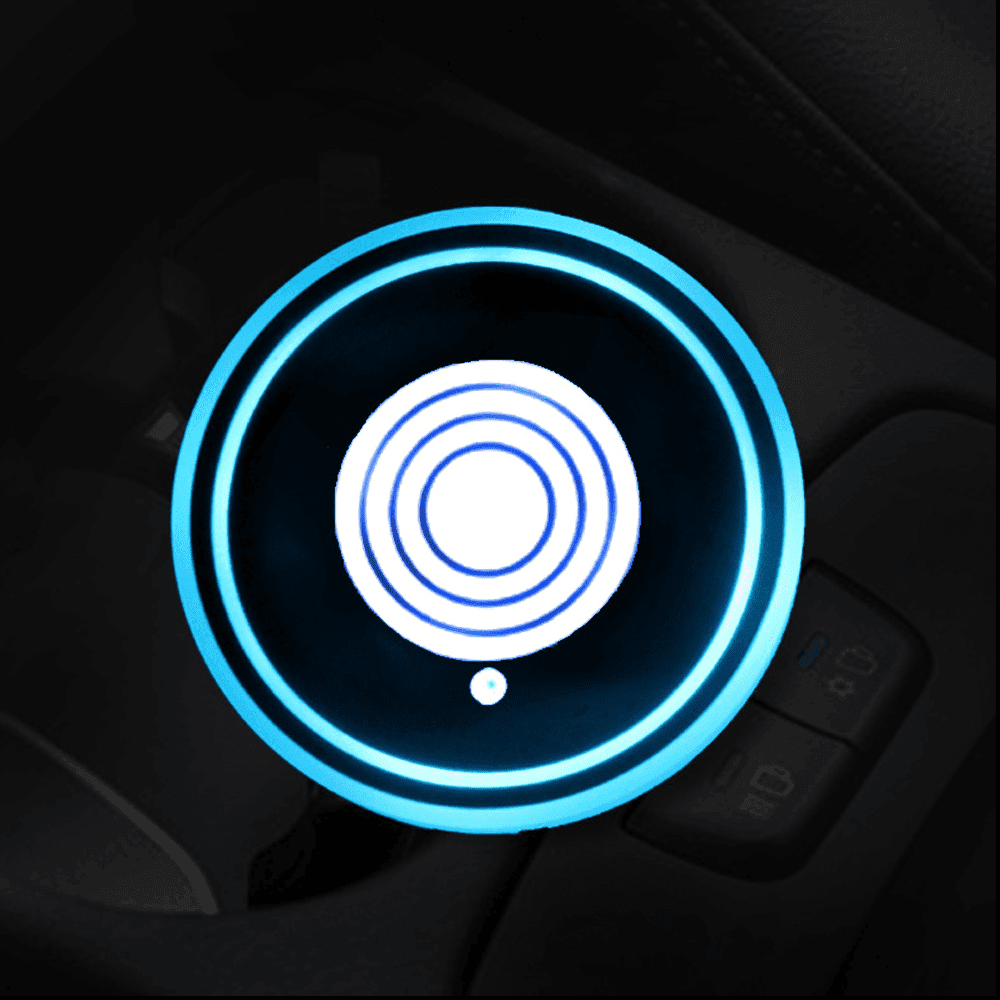 Universal Car ambient LED coaster - cup holder light