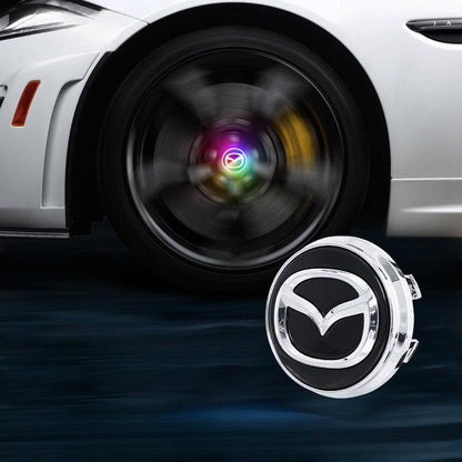 Mazda Compatible LED Magnetic Levitation Hub Caps - LumeAuto