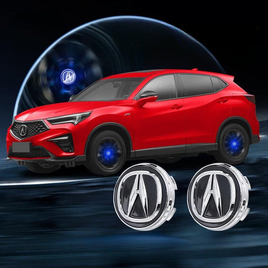 Acura Compatible LED Magnetic Levitation Hub Caps - LumeAuto
