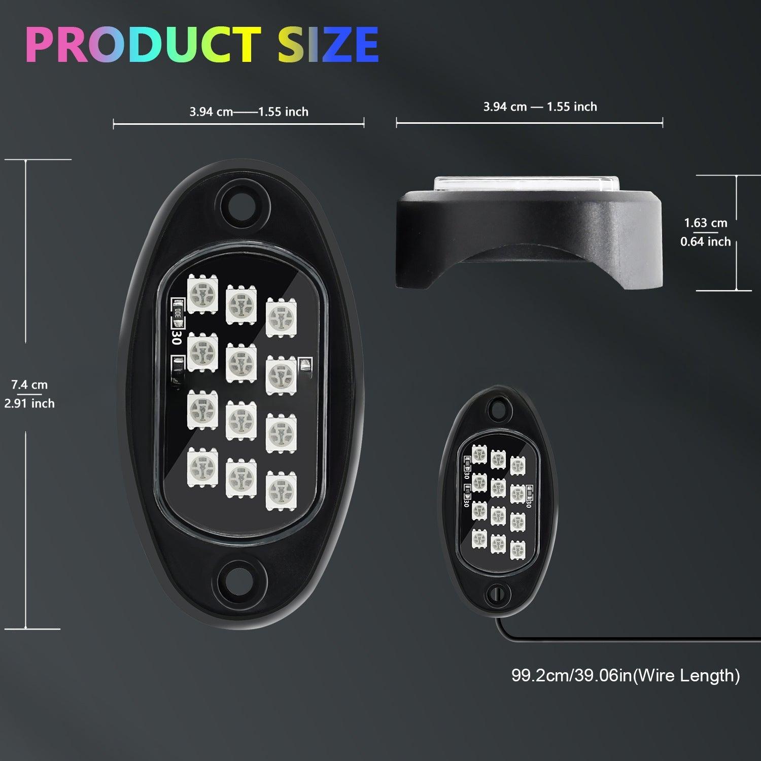 RGB Underglow APP Control Ambient Light LED Car Neon Light - LumeAuto