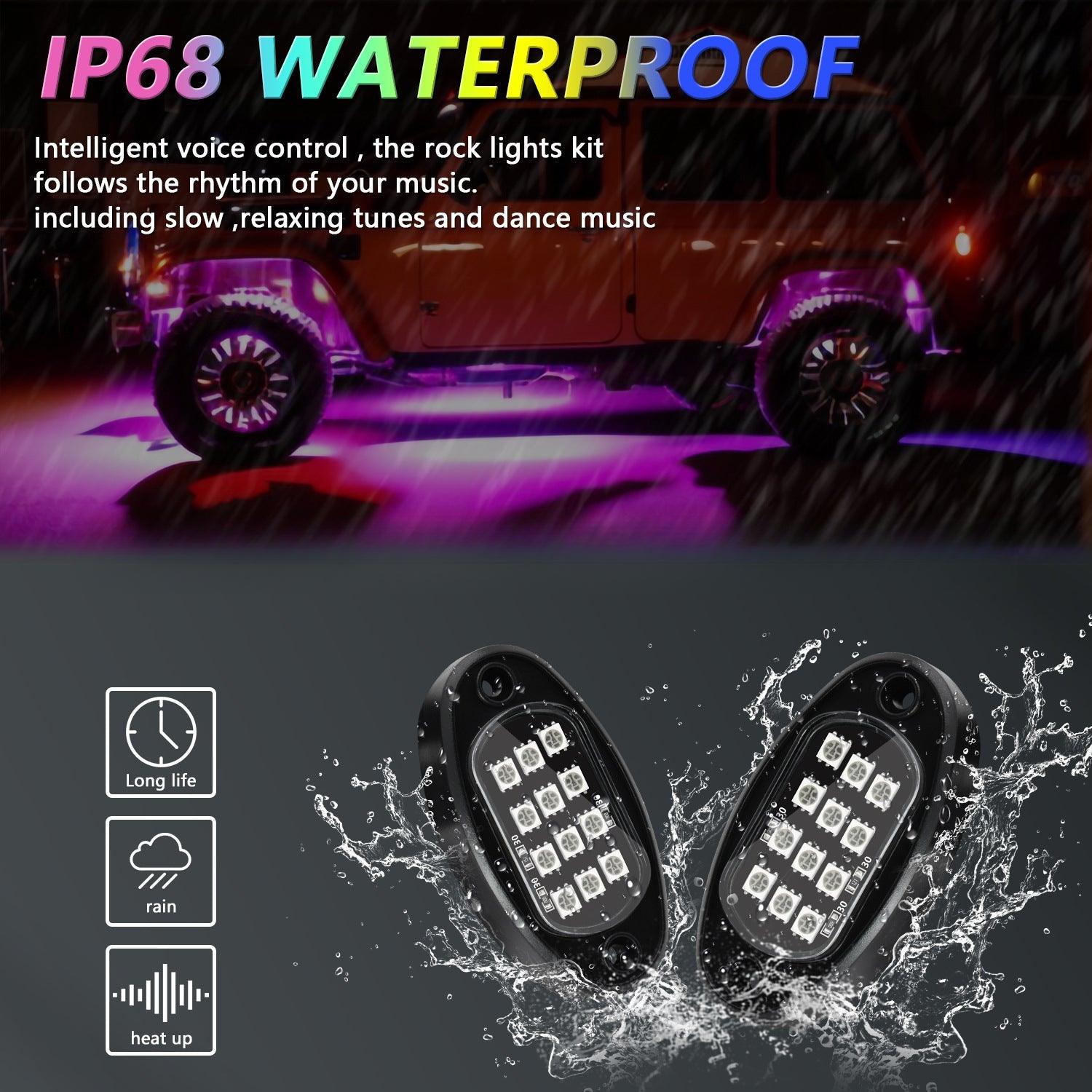 RGB Underglow APP Control Ambient Light LED Car Neon Light - LumeAuto