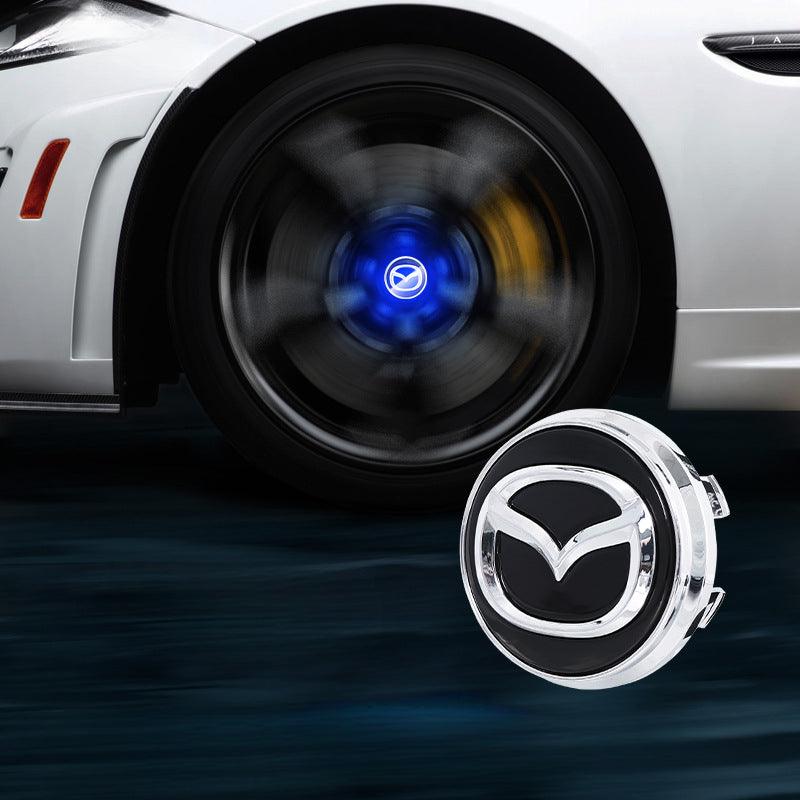 Mazda Compatible LED Magnetic Levitation Hub Caps - LumeAuto