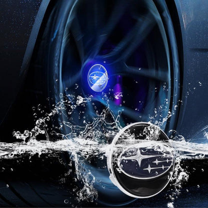 Subaru Compatible LED Magnetic Levitation Hub Caps - LumeAuto