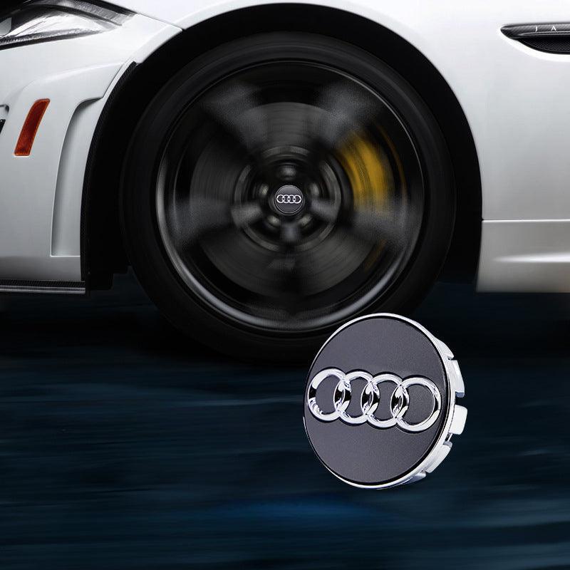 Audi Compatible LED Magnetic Levitation Hub Caps - LumeAuto