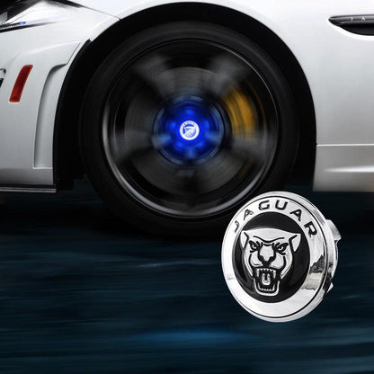 Jaguar Compatible LED Magnetic Levitation Hub Caps - LumeAuto