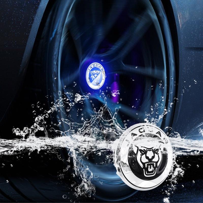 Jaguar Compatible LED Magnetic Levitation Hub Caps - LumeAuto