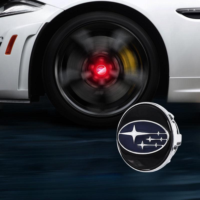 Subaru Compatible LED Magnetic Levitation Hub Caps - LumeAuto