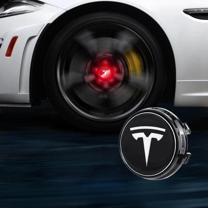 Tesla Compatible LED Magnetic Levitation Hub Caps - LumeAuto
