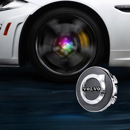 Volvo Compatible LED Magnetic Levitation Hub Caps - LumeAuto