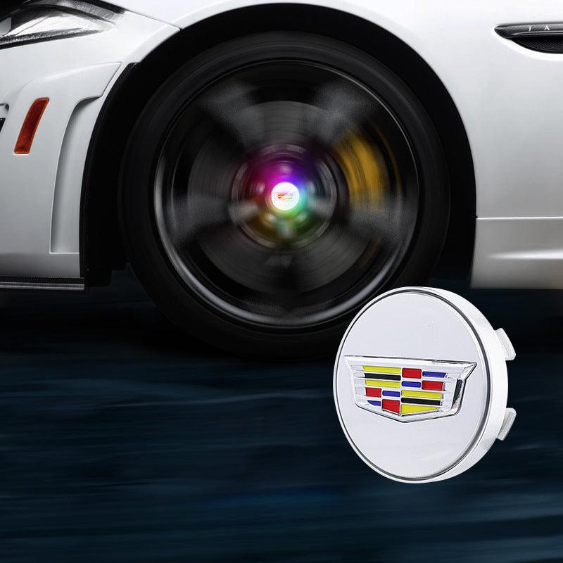 Cadillac Compatible LED Magnetic Levitation Hub Caps - LumeAuto
