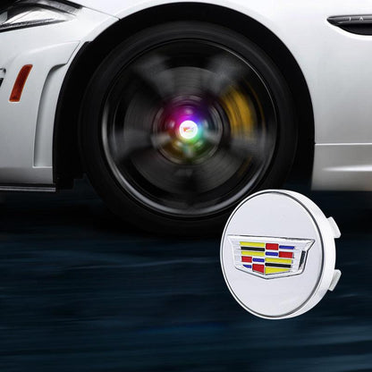 Cadillac Compatible LED Magnetic Levitation Hub Caps - LumeAuto