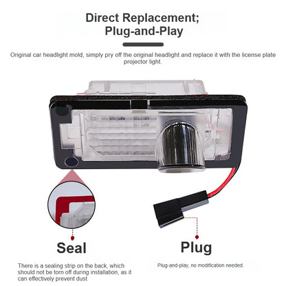 Porsche license plate projector light - bca60edb-3912-4cae-80a7-4dba53ee605d
