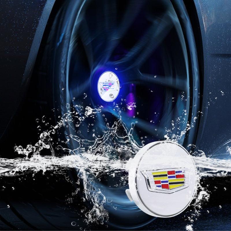 Cadillac Compatible LED Magnetic Levitation Hub Caps - LumeAuto