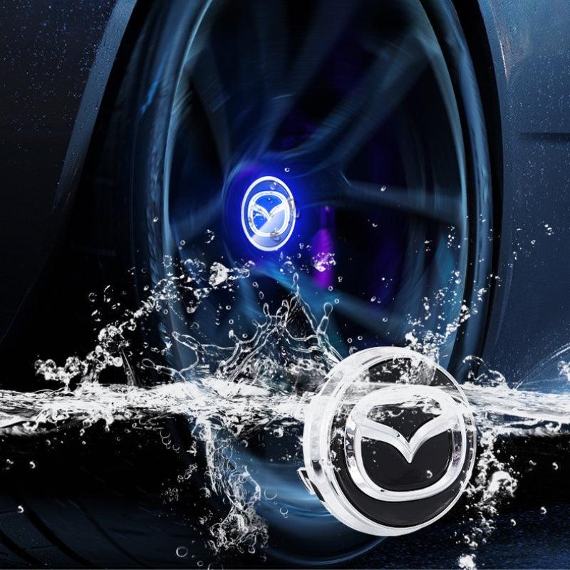 Mazda Compatible LED Magnetic Levitation Hub Caps - LumeAuto