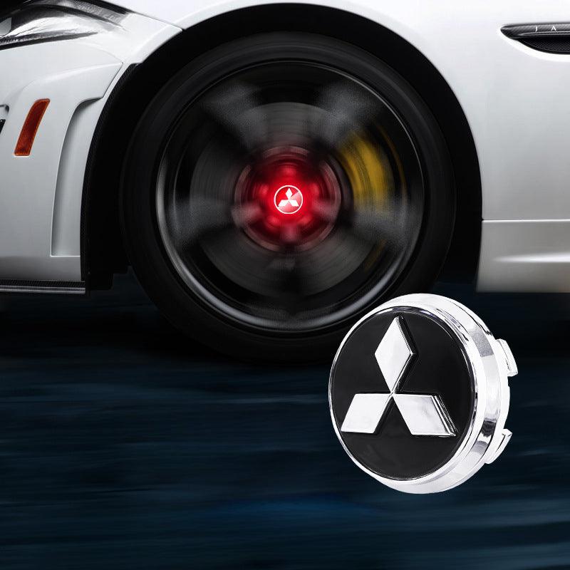 Mitsubishi Compatible LED Magnetic Levitation Hub Caps - LumeAuto