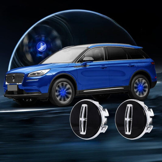 Lincoln Compatible LED Magnetic Levitation Hub Caps - LumeAuto