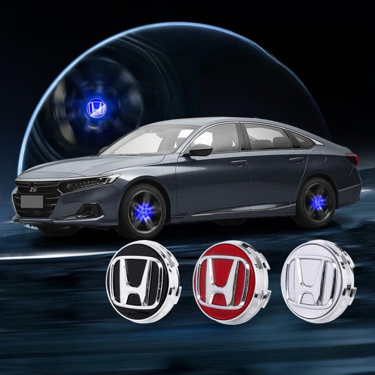 Honda Compatible LED Magnetic Levitation Hub Caps - LumeAuto