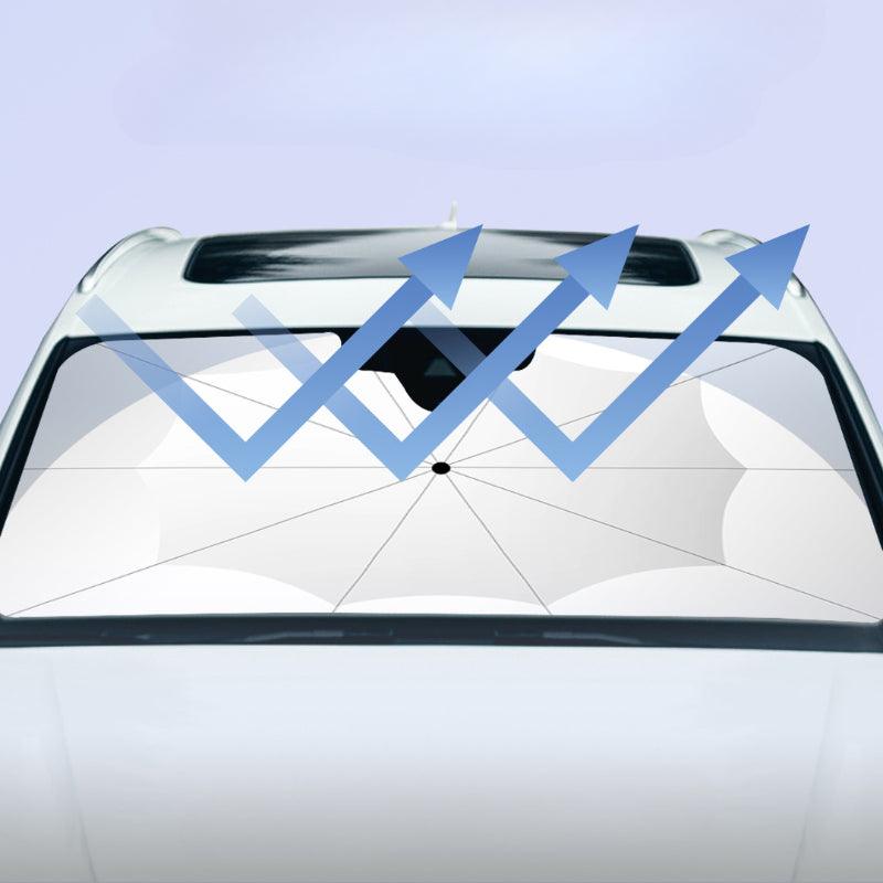 New 360° Bendable Handle Car Parasol Car Front Windshield Sun Protection Heat Shield Universal Car Parasol - LumeAuto
