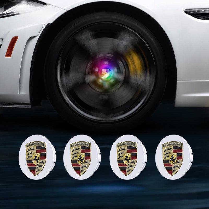 Porsche Compatible LED Magnetic Levitation Hub Caps - LumeAuto