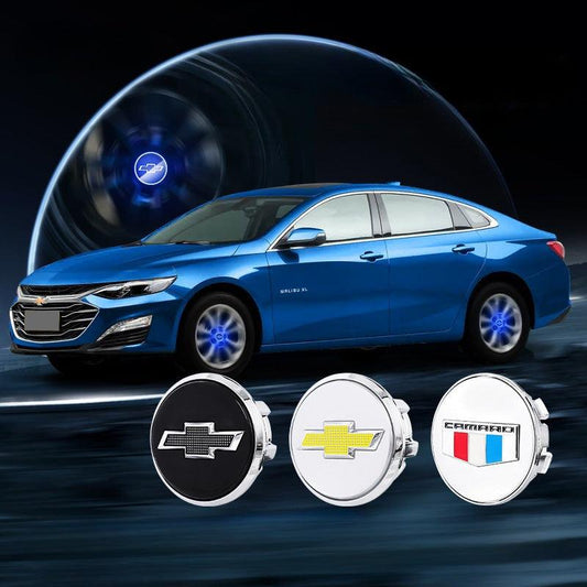 Chevrolet Compatible LED Magnetic Levitation Hub Caps - LumeAuto