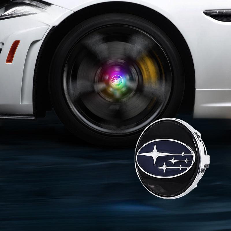 Subaru Compatible LED Magnetic Levitation Hub Caps - LumeAuto