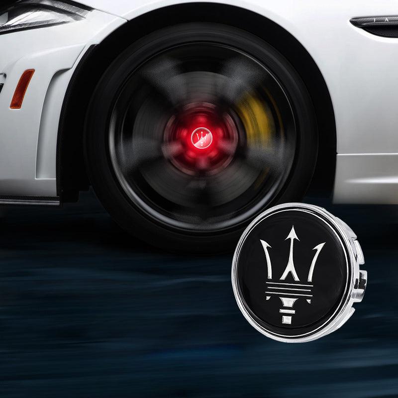 Maserati Compatible LED Magnetic Levitation Hub Caps - LumeAuto