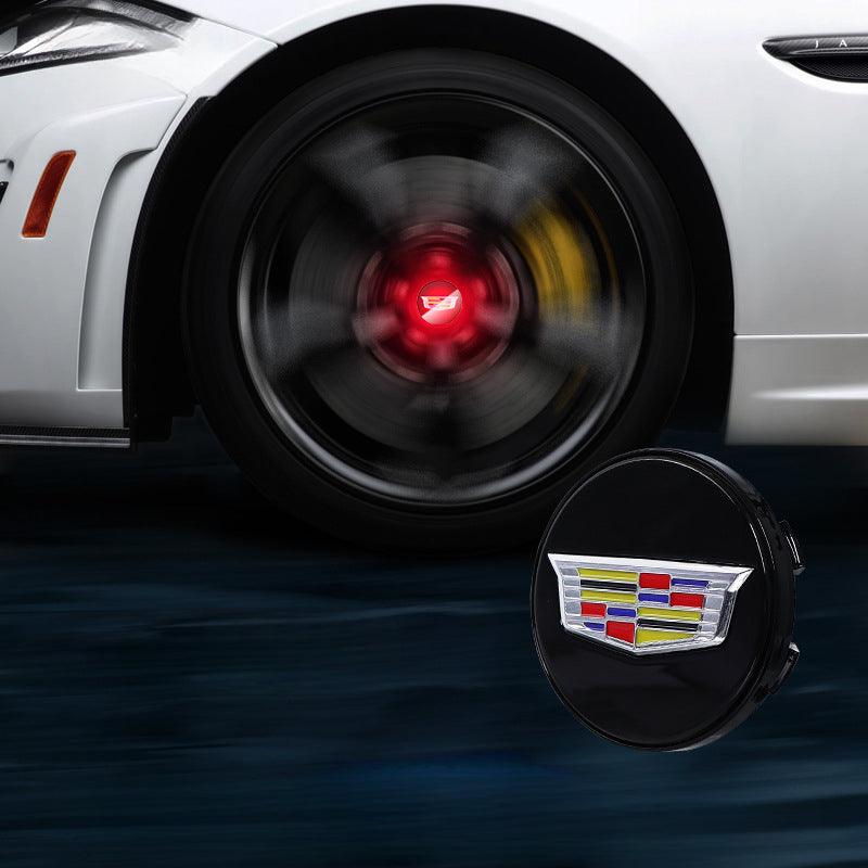Cadillac Compatible LED Magnetic Levitation Hub Caps - LumeAuto