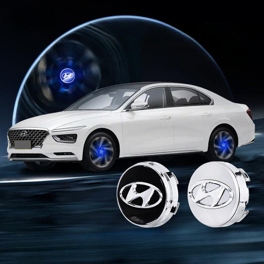 Hyundai Compatible LED Magnetic Levitation Hub Caps - LumeAuto