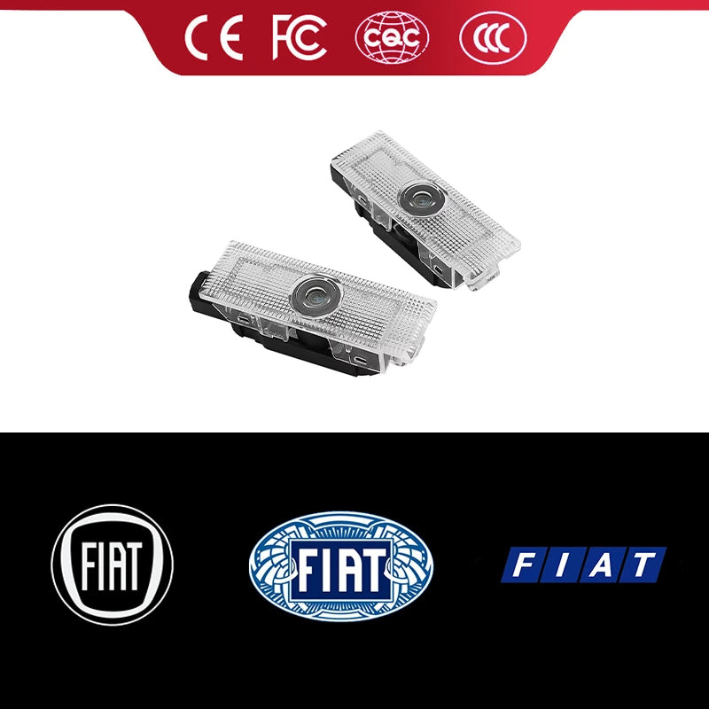 Fiat Compatible Car Door Projector Light - LumeAuto