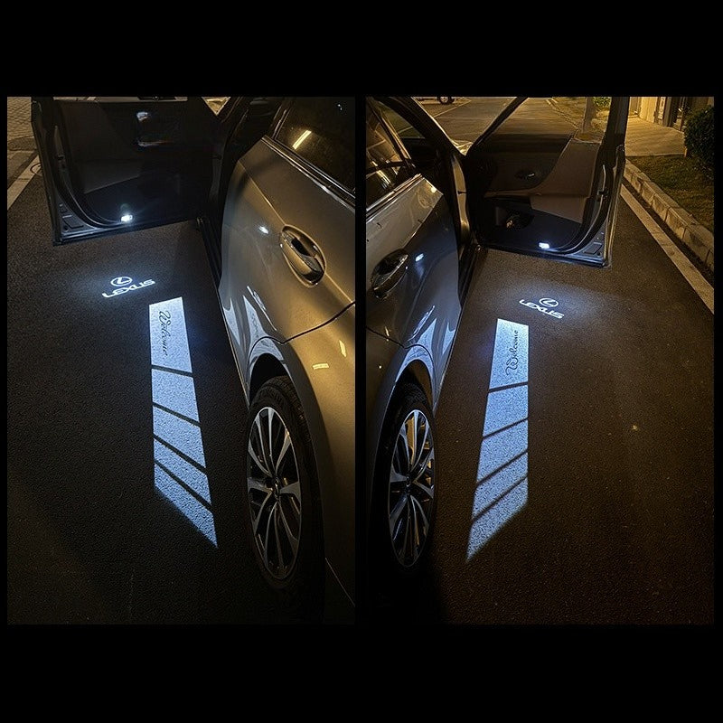 Lexus dual lens car door projector light - style 1