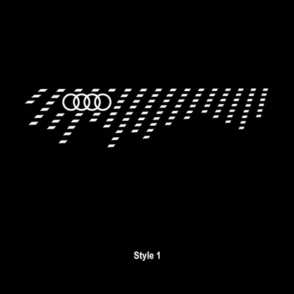 Audi license plate projector light - style 1