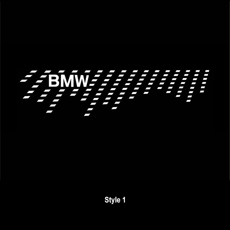BMW license plate projector light - style 1
