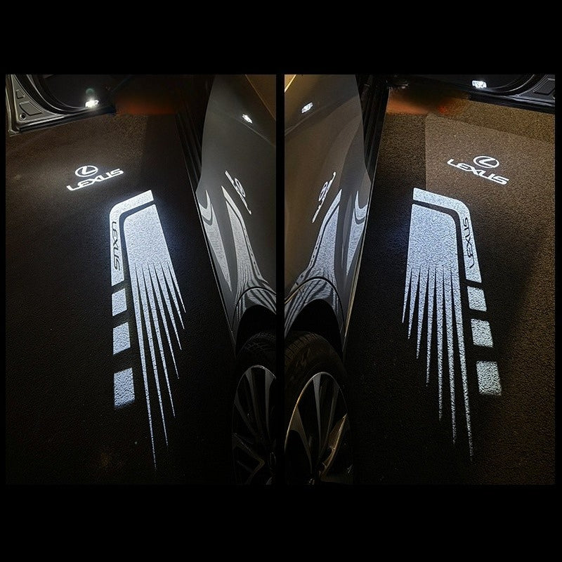 Lexus dual lens car door projector light - style 2
