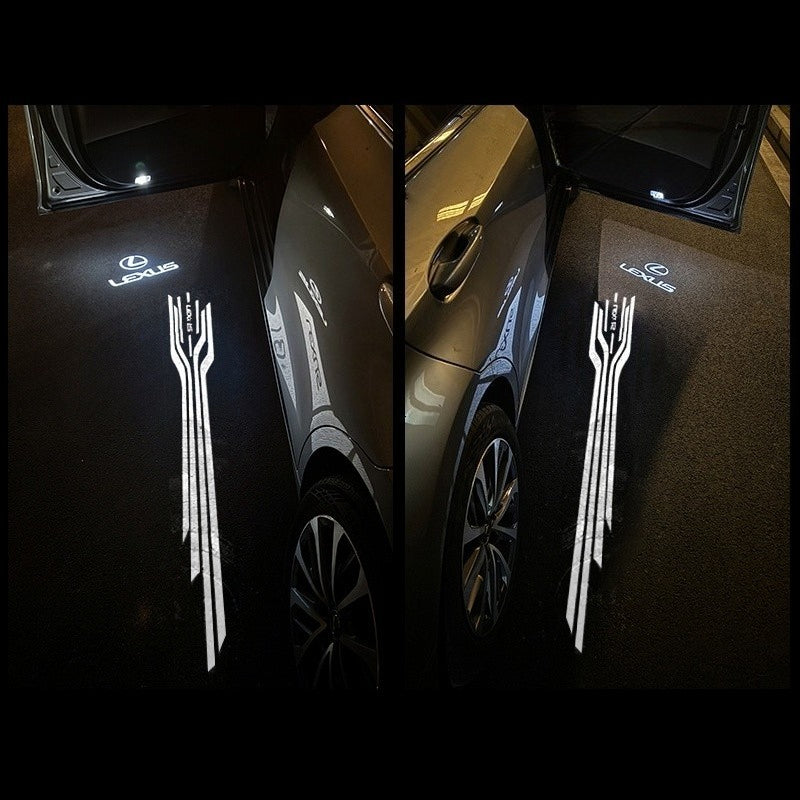 Lexus dual lens car door projector light - style 4