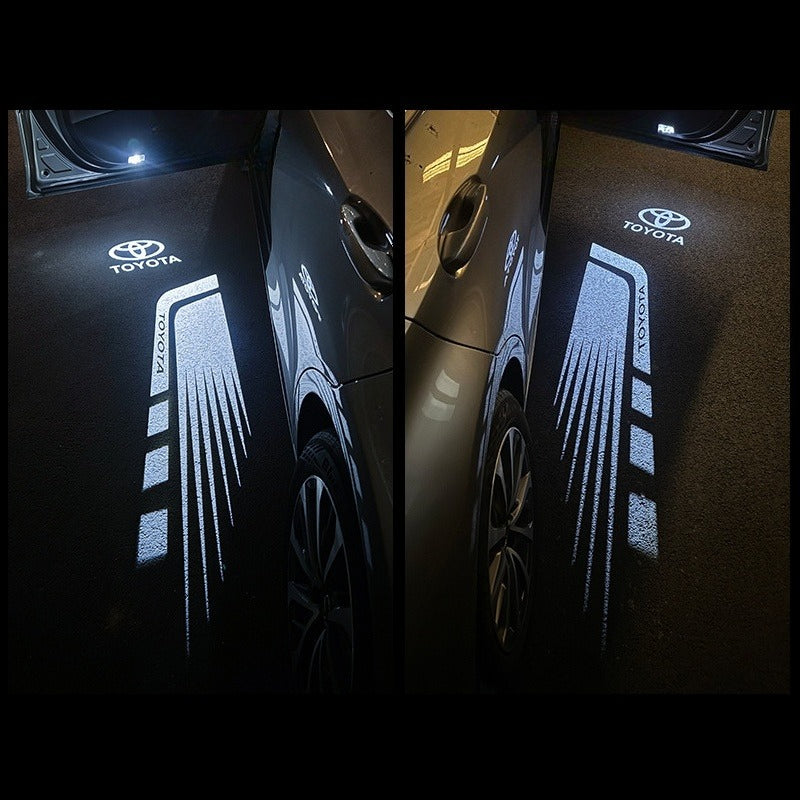 Toyota dual lens car door projector light - style 4